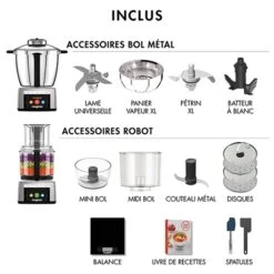 Magimix Robot Cook Expert Premium XL Platine 18909 -Magimix 761024 2 4 Robot cook expert Premium XL platine 18909 Magimix