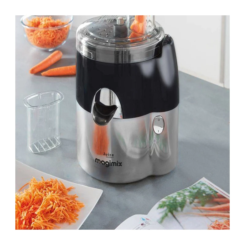 MAGIMIX Juice Expert 4 Extracteur Centrifugeuse Multifonction Noir/chromé Mat 10 MAGIMIX Juice Expert 4 Extracteur Centrifugeuse Multifonction Noir/chromé Mat – Image 8