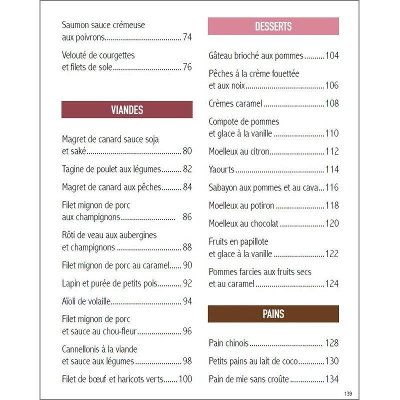 MAGIMIX Livre De Recettes Ma Cuisine Vapeur Pour COOK EXPERT 5 MAGIMIX Livre De Recettes Ma Cuisine Vapeur Pour COOK EXPERT – Image 3